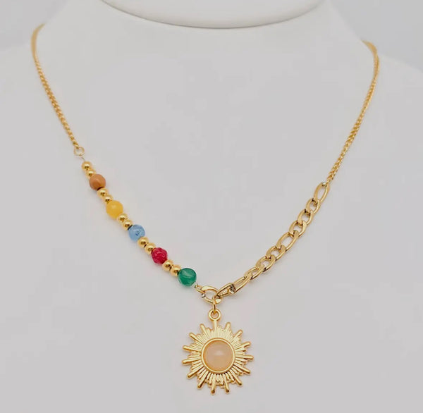 Sun necklace