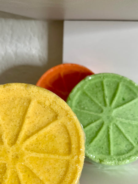 Citrus slice bath bombs